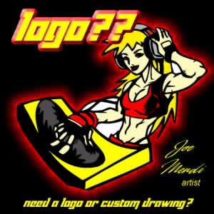 Joe's Custom Decal Design Logo